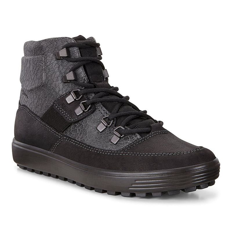 Botines Ankle Boots Ecco Soft 7 Tred Para Mujer,Negras,387215-QDI